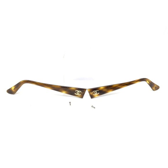 Vintage Chanel Sunglasses Replacement Temples  And Screws 5011 502/93 Tortoise - Picture 13 of 13